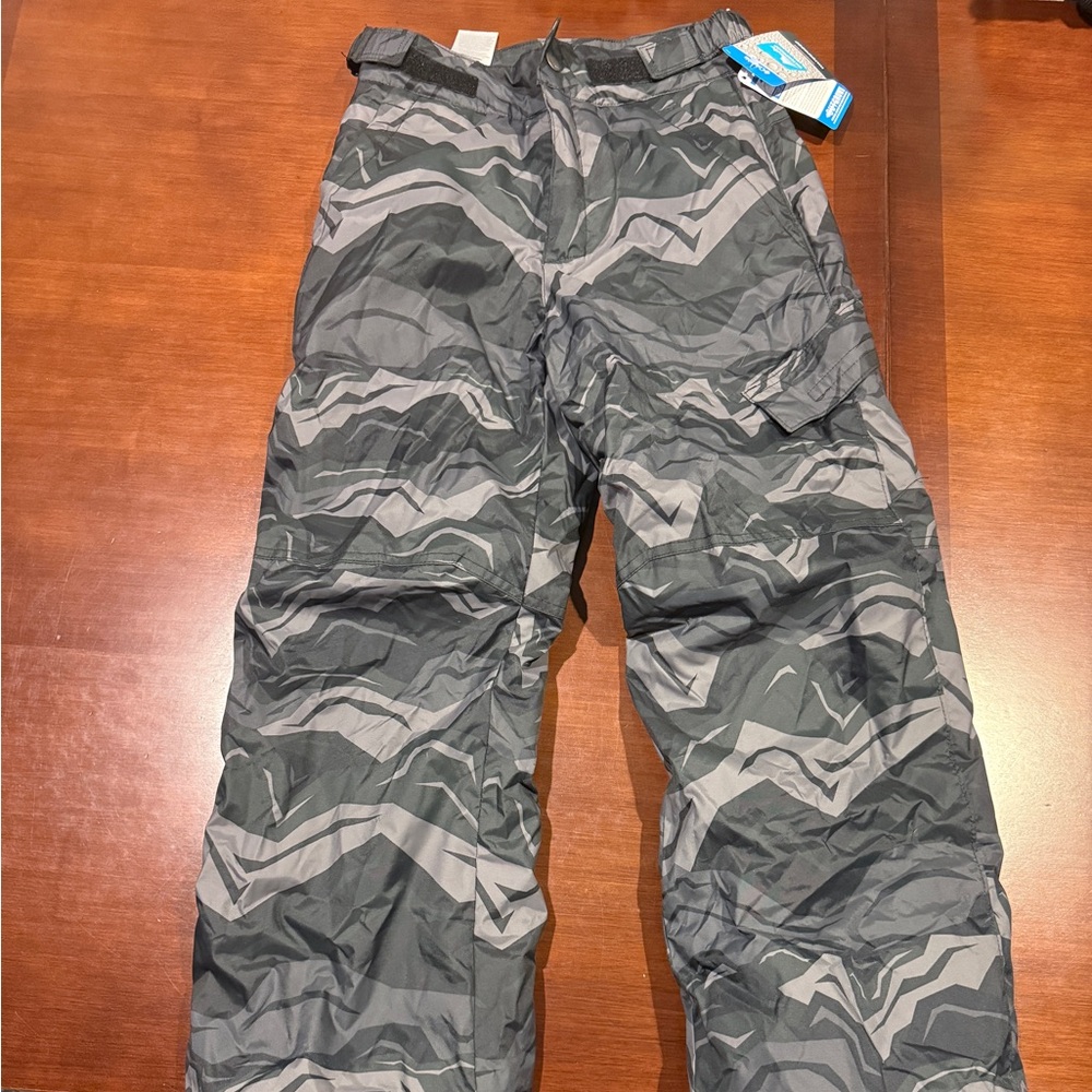 Columbia Black and Gray Waterproof Snow Pants